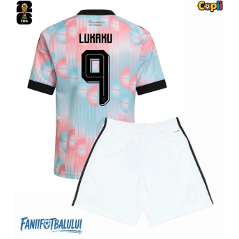 Belgia Romelu Lukaku #9 Echipament de Fotbal Replică Mondial 2026 Copii Deplasare (+ Șorturi)